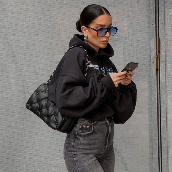 NWT Zara Quilted Maxi Crossbody Bag - Picture 10 of 16